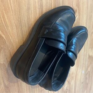 Black loafers size 7